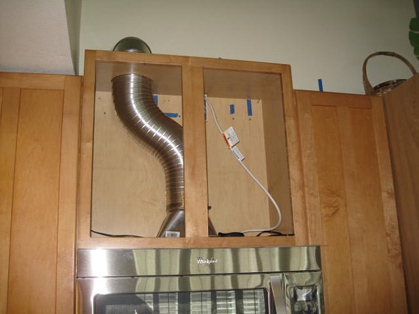 Microwave Hood Exhaust